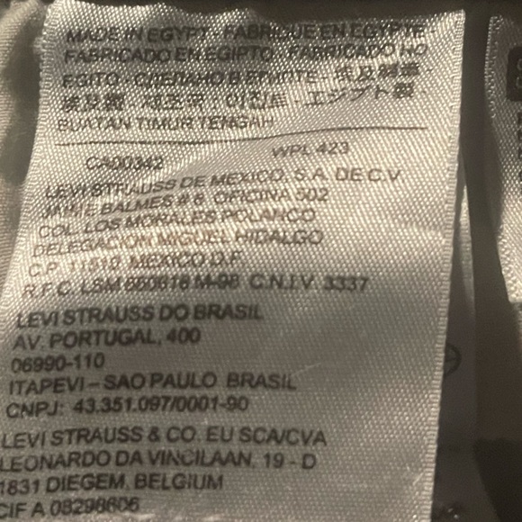 👖NWOT Levi’s 505 women’s denim jeans, 32 inch waist Measurements in pictures - Picture 10 of 12